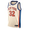 Män New York Knicks Tröja Karl Anthony Towns Nike 2025-26 City Edition Vit Swingman